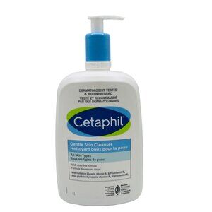Cetaphil Face Wash, Hydrating Gentle Cleanser for Dry to Normal Sensitive Skin.